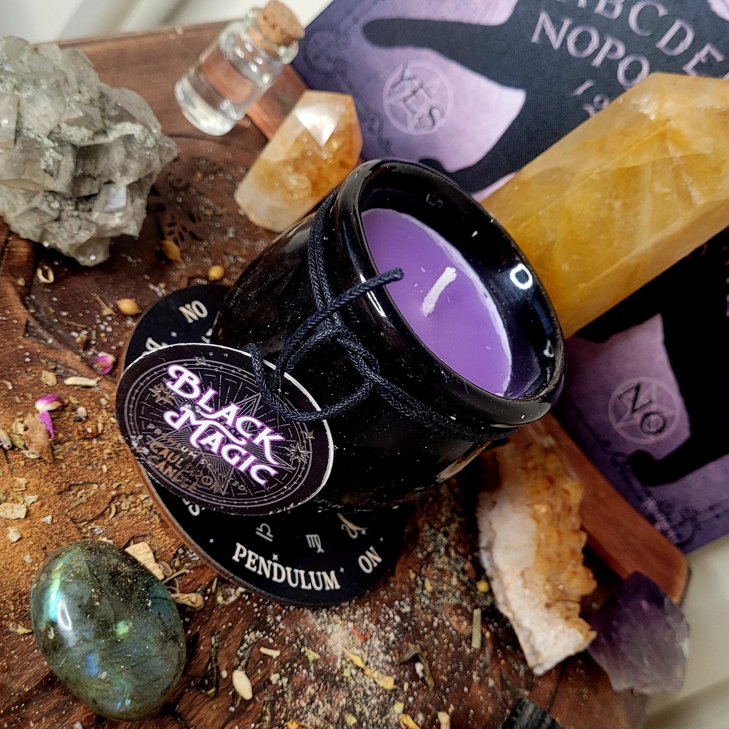 SCENTED CAULDRON CANDLES