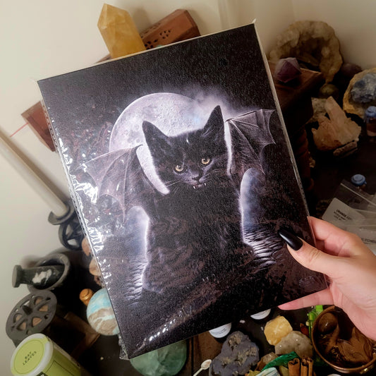 BLACK CAT CANVAS